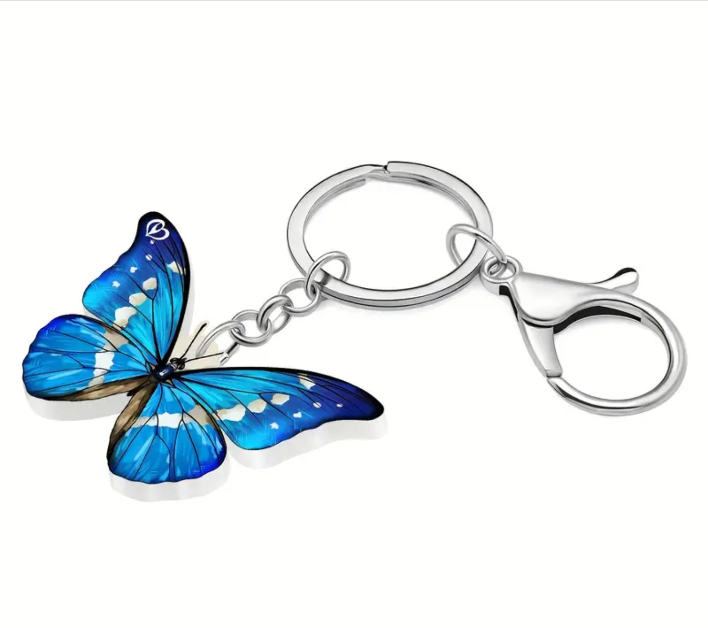 Morpho Rhetenor Helena Key Chain